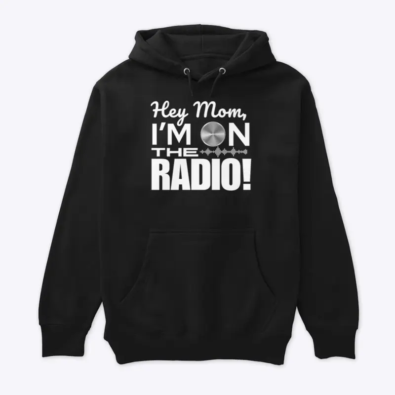 I'm On The Radio Black Hoodie