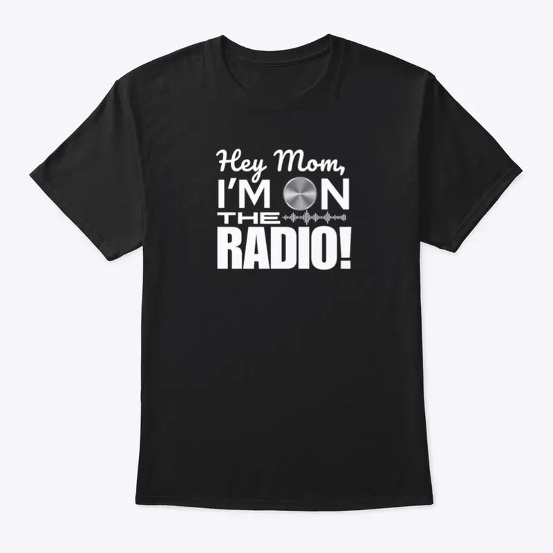 I'm On The Radio Shirt in Black